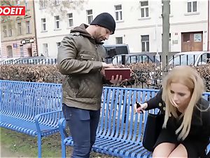 LETSDOEIT - warm blondie Tricked Into hookup By Czech guy